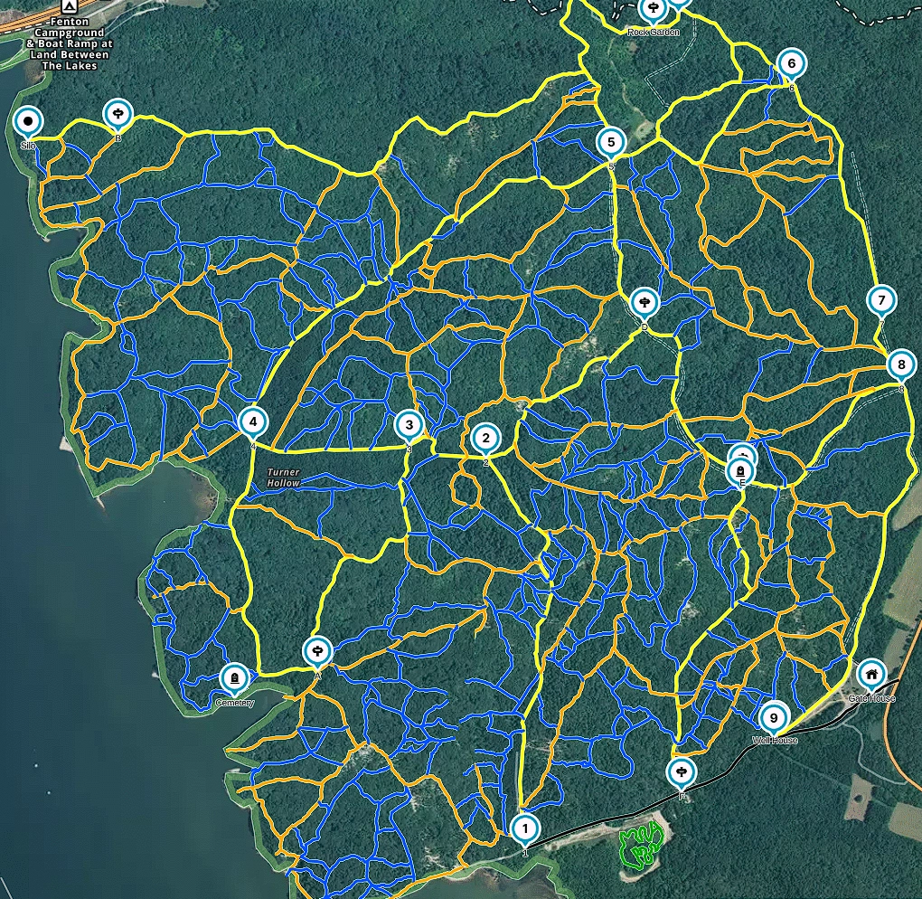 Turkey Bay Off-Highway Vehicle (OHV) Area Map