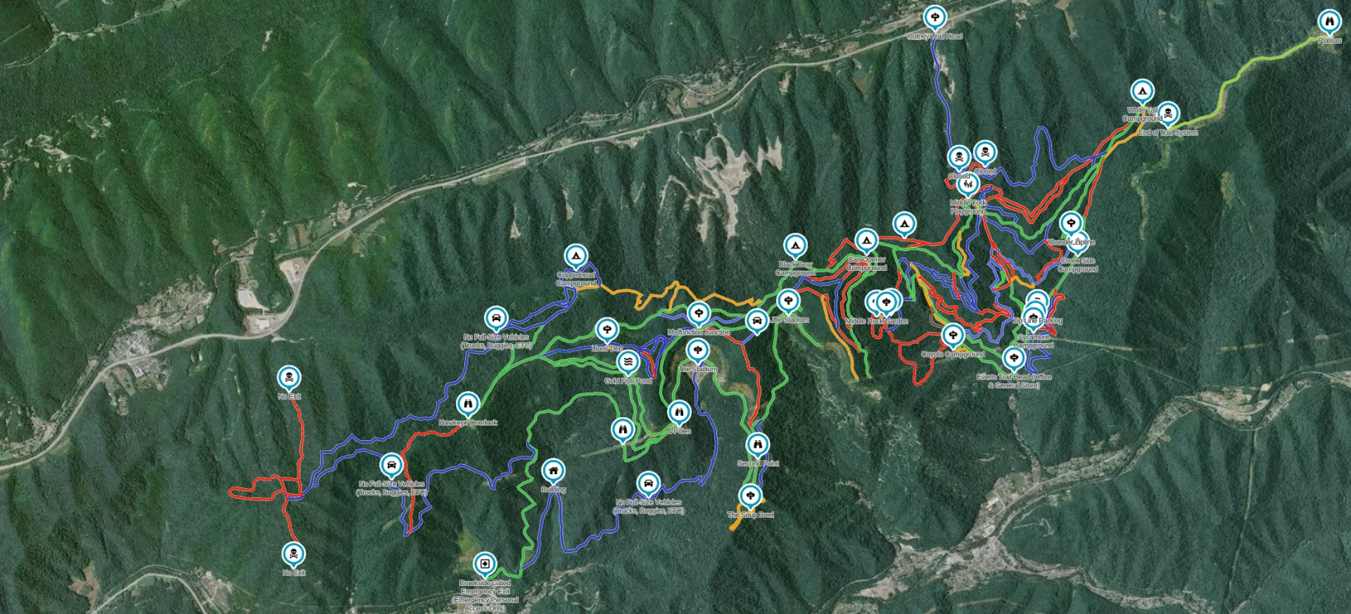 Black Mountain Offroad Park Map