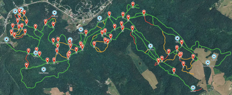 Blue Holler Offroad Park Map